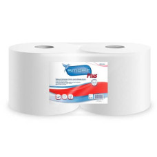 BOBINE INDUSTRIALI LUCART SMART PLUS IN PURA CELLULOSA 2 VELI CONF. 2 ROTOLI 520 STRAPPI