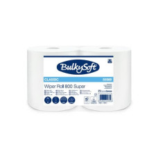 ROTOLO CARTA  MULTIUSO 2 VELI BULKYSOFT WIPER ROLL 800 SUPER IN CELLULOSA 84 M  