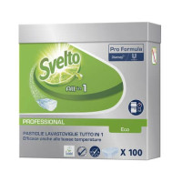 Svelto detergente per lavastoviglie 3 in 1 eco professional formula pro