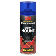 3M COLLA SPRAY SPRAYMOUNT TRASPARENTE PERMANENTE DOPO L'ASCIUGATURE 400ML