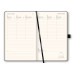 AGENDA 2026 MEDIA SETTIMANALE MAIORI WEEKLY CON ELASTICO 13X21 GRIGIO