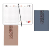 Agenda giornaliera 2026 bloom 9x13 cm a quadretti