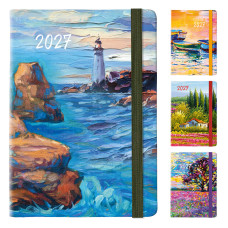 AGENDA 2027 GIORNALIERA PAINTING TASCABILE 7X10 CM CON ELASTICO.