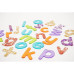 SET 26 LETTERE DELL'ALFABETO COMMOTION TICKIT - ACRILICO TRASPARENTE NEI COLORI