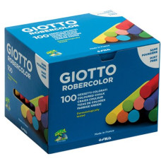 GIOTTO ROBERCOLOR GESSI SCATOLA 100 GESSI COLORI ASSORTITI