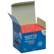 GIOTTO ROBERCOLOR GESSI SCATOLA 100 GESSI ROSSO