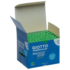 GIOTTO ROBERCOLOR GESSI SCATOLA 100 GESSI VERDE