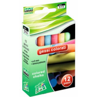 Lebez gessi colorati tondi diametro 9 cf. 20 da 12 gessi