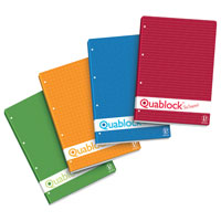 Pigna quablock 50 ff 80 gr a4 formato 21x29,7 forati variante 1r