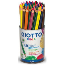GIOTTO MEGA BARATTOLO 48 MATITE COLORATE