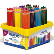 GIOTTO MEGA SCHOOLPACK 108 PASTELLI