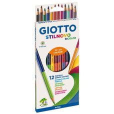 GIOTTO STILNOVO BICOLOR ASTUCCIO DA 12 PASTELLI