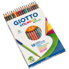 GIOTTO STILNOVO BICOLOR ASTUCCIO DA 18 PASTELLI
