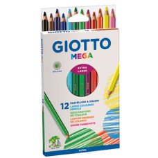 GIOTTO MATITE COLORATE MEGA CONFEZIONE 12 COLORI