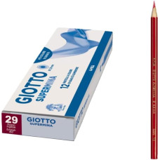 GIOTTO SUPERMINA MATITE COLORATE ROSSO INGLESE