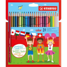 MATITE COLORATE STABILO COLOR CONF. 24 COLORI