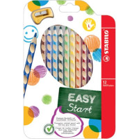 Stabilo easycolors matite colorate per mancini con temperino