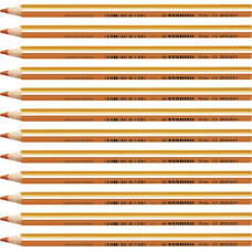 STABILO TRIO MAXI MATITE COLORATE CONF. 12 PASTELLI ARANCIO