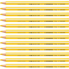 STABILO TRIO MAXI MATITE COLORATE CONF. 12 PASTELLI GIALLO
