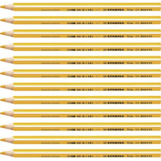 STABILO TRIO MAXI MATITE COLORATE CONF. 12 PASTELLI GIALLO ARANCIO
