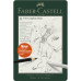 SET DI MATITE PITT GRAPHITE FABER-CASTELL, 11 PEZZI ASSORTITI