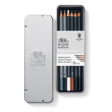 WINSOR NEWTON STUDIO COLLECTION SCATOLA IN METALLO 6 MATITE DA SCHIZZO