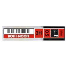 ASTUCCIO MINE PER PORTAMINE KOH-I-NOOR 0,5MM - GRADAZIONE 3H 12 MINE