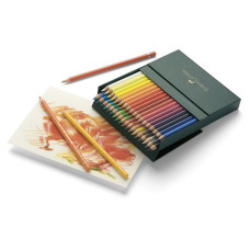 GIFT BOX POLYCHROMOS IN SIMILPELLE 36 MATITE COLORATE