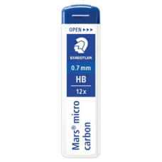 STAEDTLER MINE MICRO CARBON  HB  ASTUCCIO 12 MINE 0,5MM. 250 05-HB