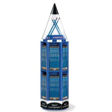 STAEDTLER MATITA LUMOGRAPH ESPOSITORE CON 576 MATITE CON GRADAZIONI ASSORTITE