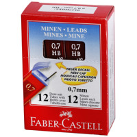 Faber castel astuccio 12 mine h 0,5mm conf.12 astucci