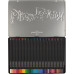 FABER CASTELL BLACK EDITION 36 MATITE COLORATE ASTUCCIO IN METALLO
