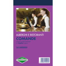 BLOCCO COMANDE AUTORICALCANTI DATA UFFICIO 16,8X10 CM - 25X3 COPIE AUTORICALCANTI