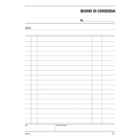 Blocco buoni di consegna 21,5x14,8 autoricalcanti