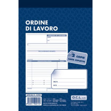BLOCCO ORDINE DI LAVORO 100FG