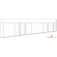 Blocco prima nota 2 colonne 105x150 cf.10