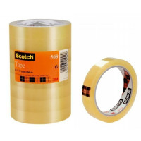 3m scotch 508 nastro adesivo 19x66 conf. 8 pz.