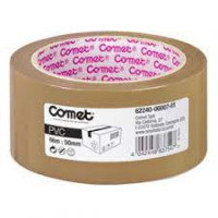 Comet nastro da pacchi pvc avana 66 mt. x 50mm.
