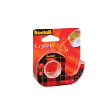 SCOTCH® CRYSTALNASTRO ADESIVO TRASPARENTE  CON DISPENSER 19 MM X 7,5 M