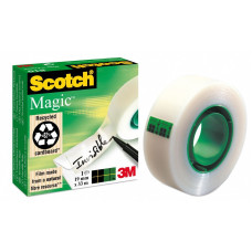 NASTRO ADESIVO SCOTCH® MAGIC™ 810 19 MM X 66 M TRASPARENTE INVISIBILE