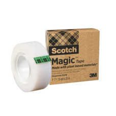 NASTRO ADESIVO SCOTCH® MAGIC™ PIÙ VERDE 19 MM X 30 M TRASPARENTE INVISIBILE