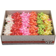 FIOCCHI PER PACCHI REGALO LISCIA DIAM 6 AVERYDAY CONF.100 COCCARDE COL.ASS.