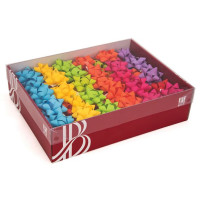 Fiocchi per pacchi regalo paper diam. 4cm everyday cf.100 stelle colori assortiti