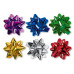 FIOCCHI PER PACCHI REGALO GRANDE DIAM.7,5CM SCATOLA 100 COCCARDE COLORI ASSORTITI