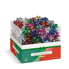FIOCCHI PER PACCHI REGALO MEDIA DIAM.5CM SCATOLA 250 PZ COLORI ASSORTITI