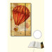 TACCUINO DA VINCI 9X14 CM CON DETTAGLI METAL E CHIUSURA MAGNETICA - 80 PAGINE - MONGOLFIERA