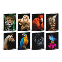 Blasetti animali quaderno grande 20 fogli 100 gr quadretto -4m- conf.10 pezzi