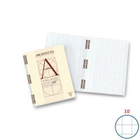 Blocco spiralato per architetto formato a4 colore bianco