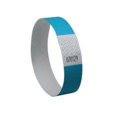 BRACCIALETTI IDENTIFICATIVI IN TYVEK® AVERY RESISTENTI ALL'ACQUA CONF. 500 PZ BLU FLUO