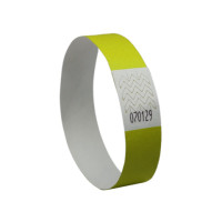 Braccialetti identificativi in tyvek® Avery resistenti all'acqua conf. 500 pz giallo fluo